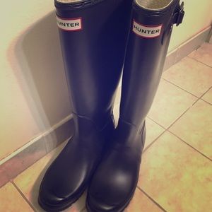 💯 Authentic - Hunter Boots - Deep Purple